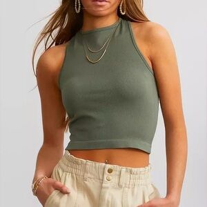 FREE PEOPLE Hayley Racerback Brami EUC